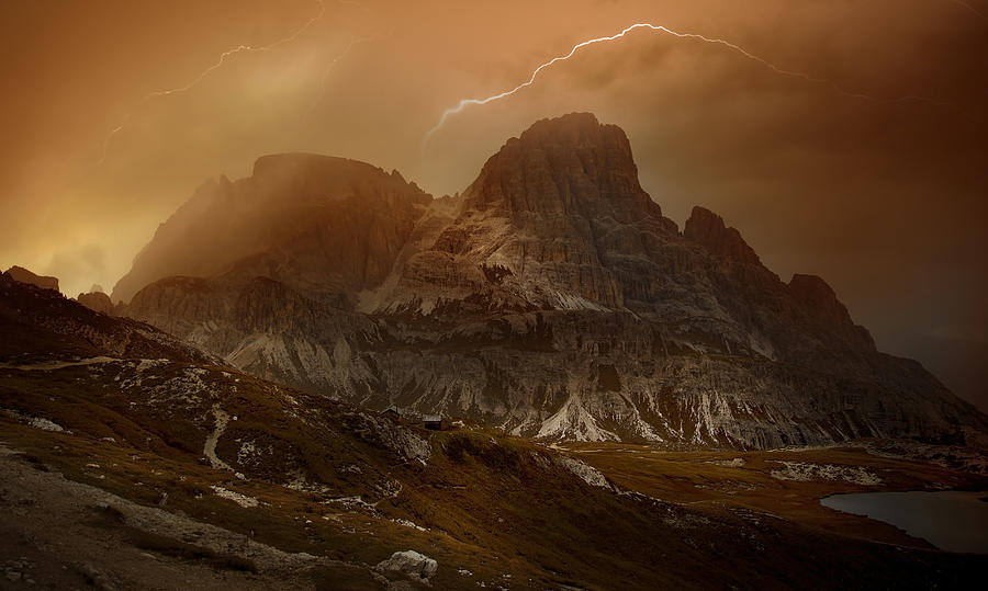 Mountain Photograph - Bergwetter_01 by Franz Schumacher