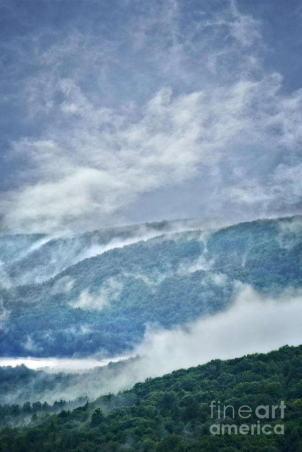 Mountain Photograph - Berkshire Fog by HD Connelly