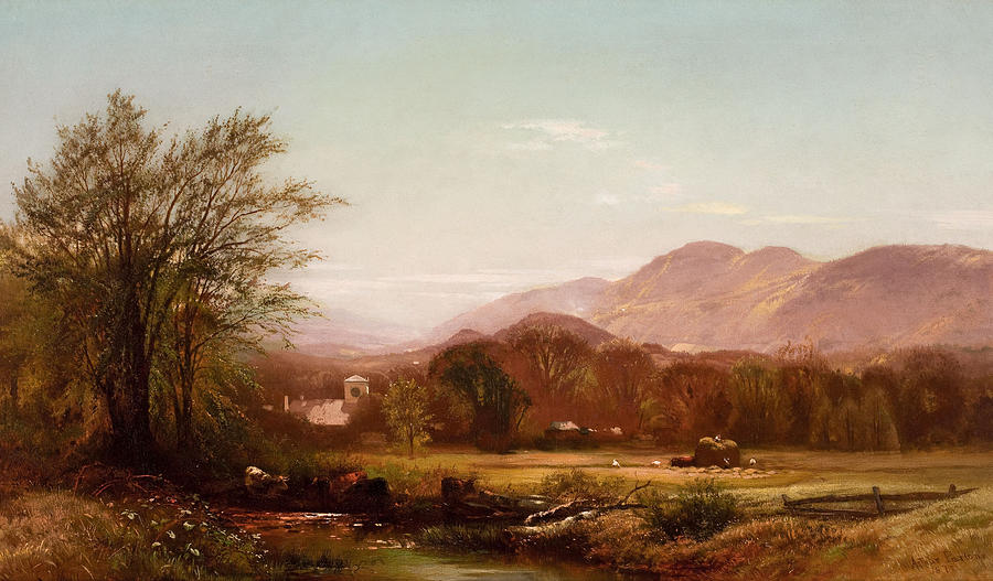 Berkshire Landscape Painting by Arthur Parton