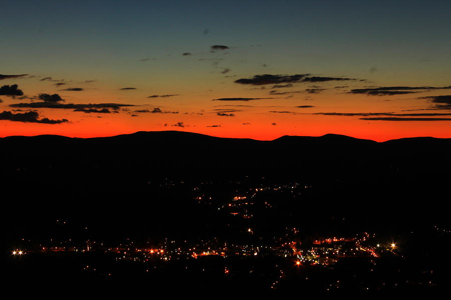 Berkshires At Twilight From Hairpin Turn Photograph By John Burk