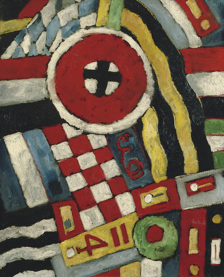 Berlin Abstraction Painting by Marsden Hartley - Pixels