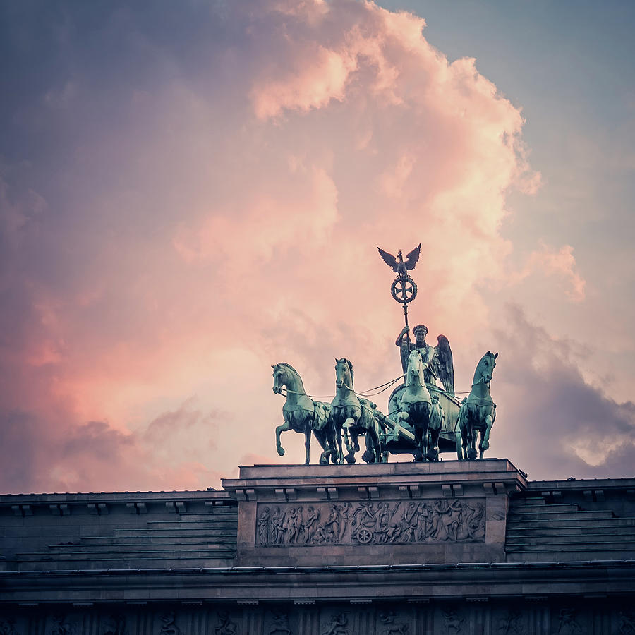 Berlin Brandenburg Gate Quadriga Photograph By Alexander Voss