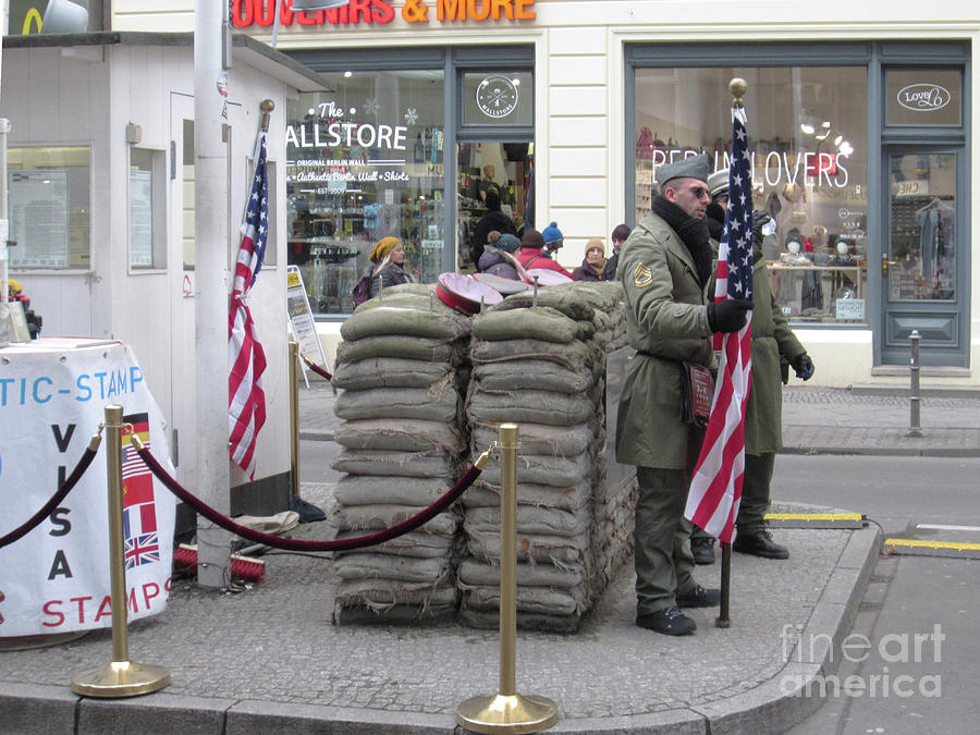 Berlin Checkpoint Charlie 1 Photograph by Rudi Prott