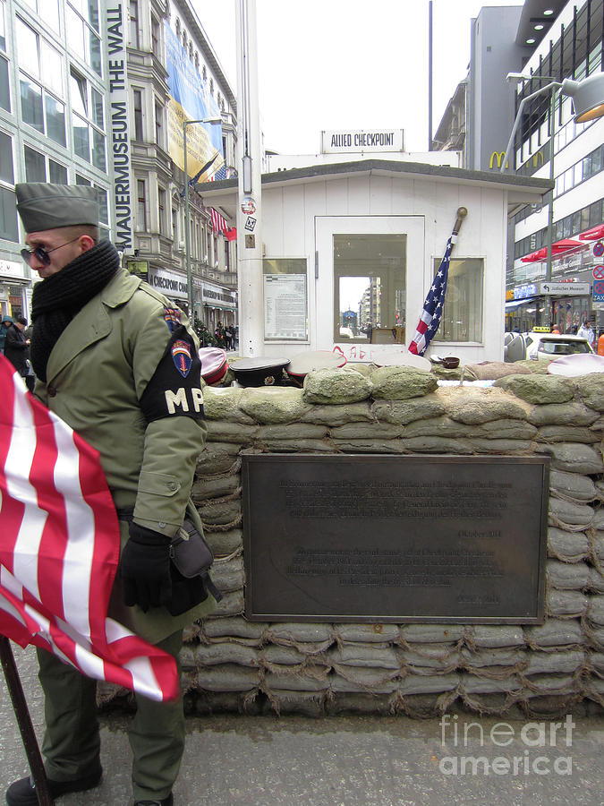 Berlin Checkpoint Charlie 2 Photograph by Rudi Prott
