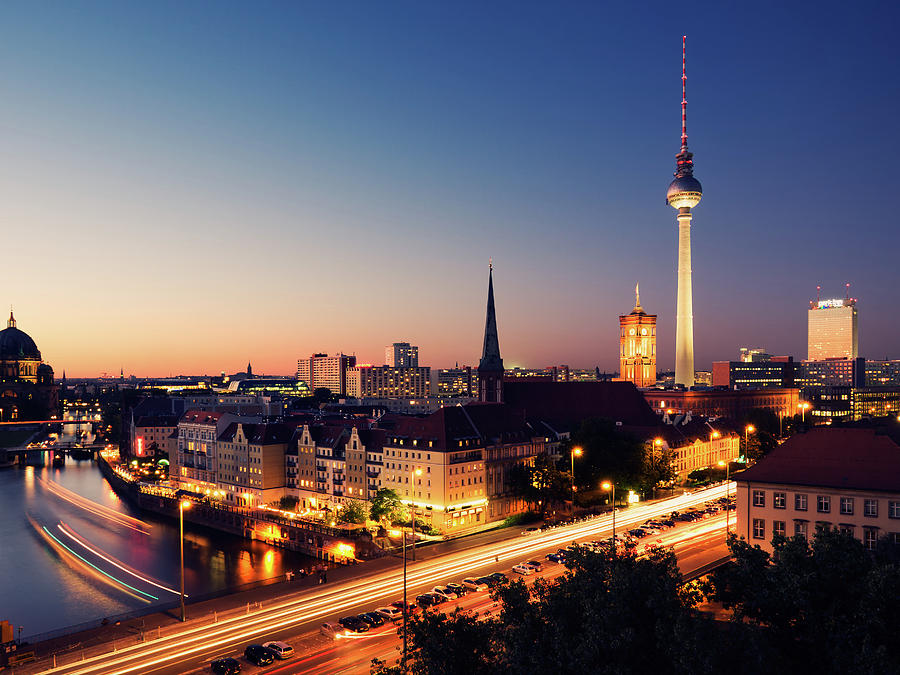Berlin Skyline Photograph by Alexander Voss