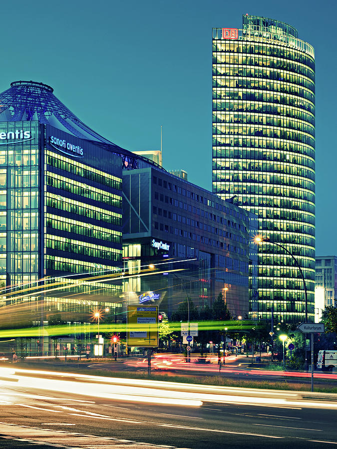 Berlin - Sony Center at Potsdamer Platz Photograph by Alexander Voss ...