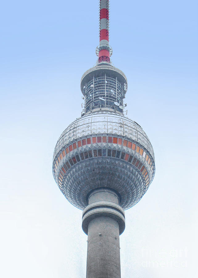 Berlin television tower Photograph by Rudi Prott