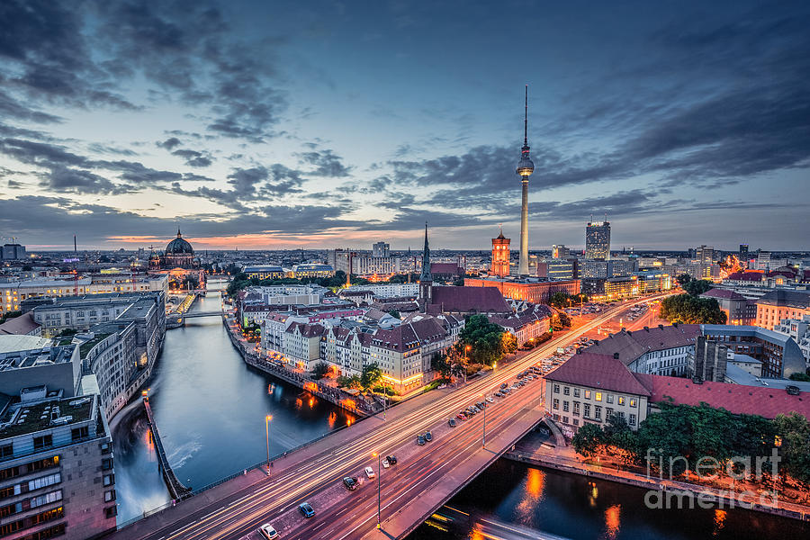 Berlin Twilight Photograph by JR Photography