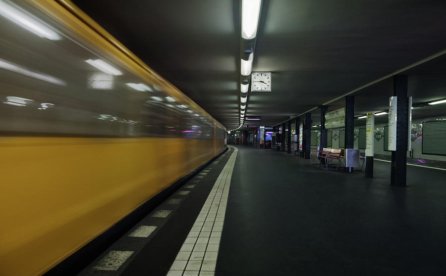 Berlin underground Photograph by Bo Nielsen