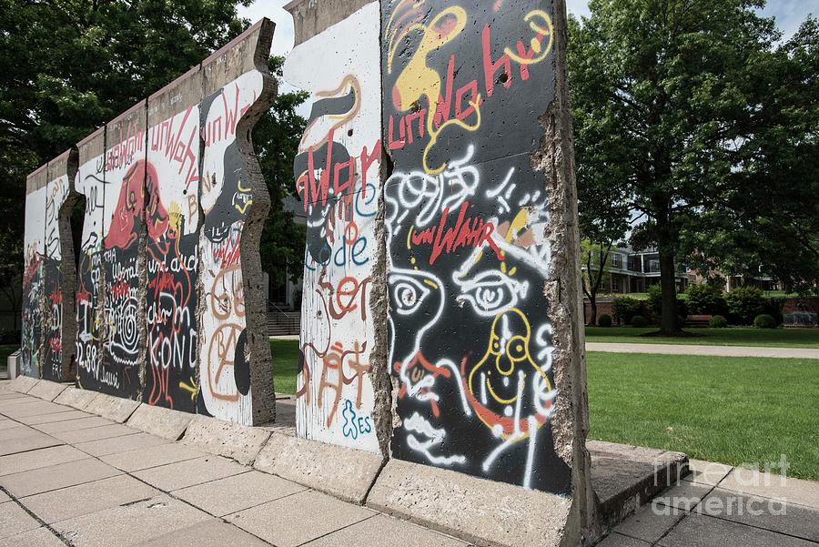 Berlin Wall Section from Westminster College Photograph by David Bearden