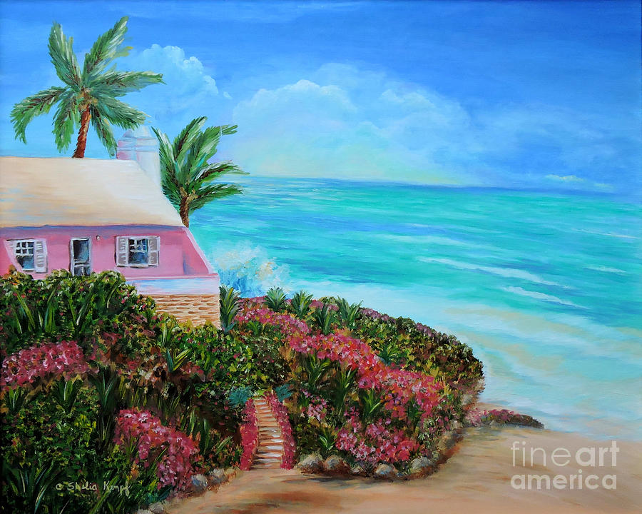 Garden Painting - Bermuda Bliss by Shelia Kempf