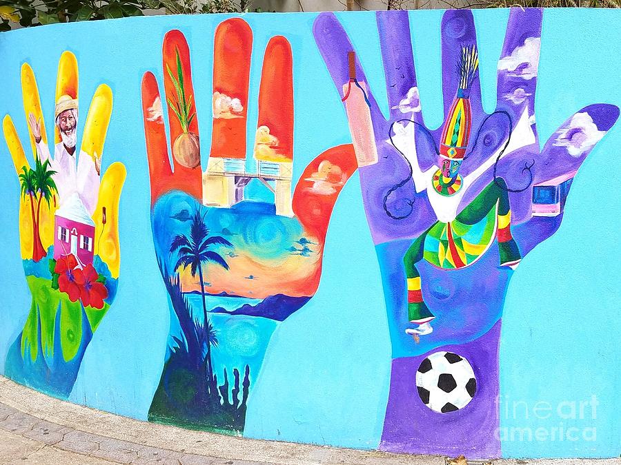 Mug Photograph - A Joyous Mural By Charmaine Friday In Bermuda. Vision # 1 by Poets Eye