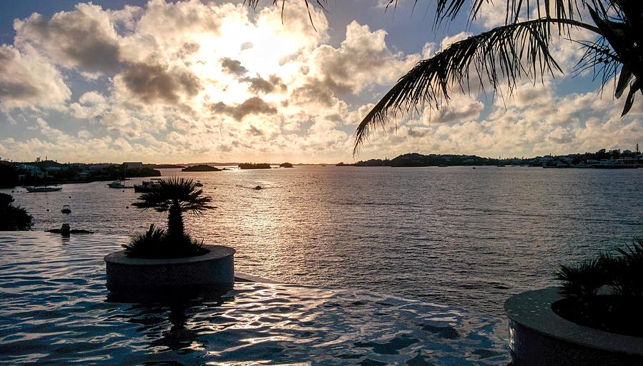 Sunset Photograph - Bermuda Pool at Sunset by Stephen Lavoie Sunset Photograph - Bermuda Pool at Sunset by Stephen Lavoie