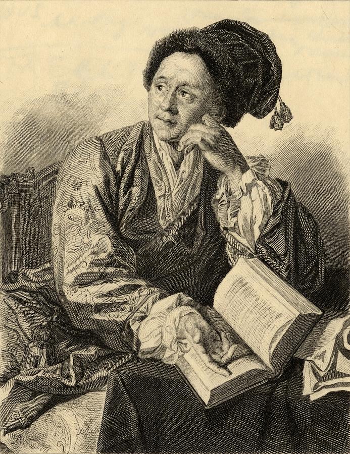 Bernard Le Bovier De Fontenelle Drawing by Vintage Design Pics Fine