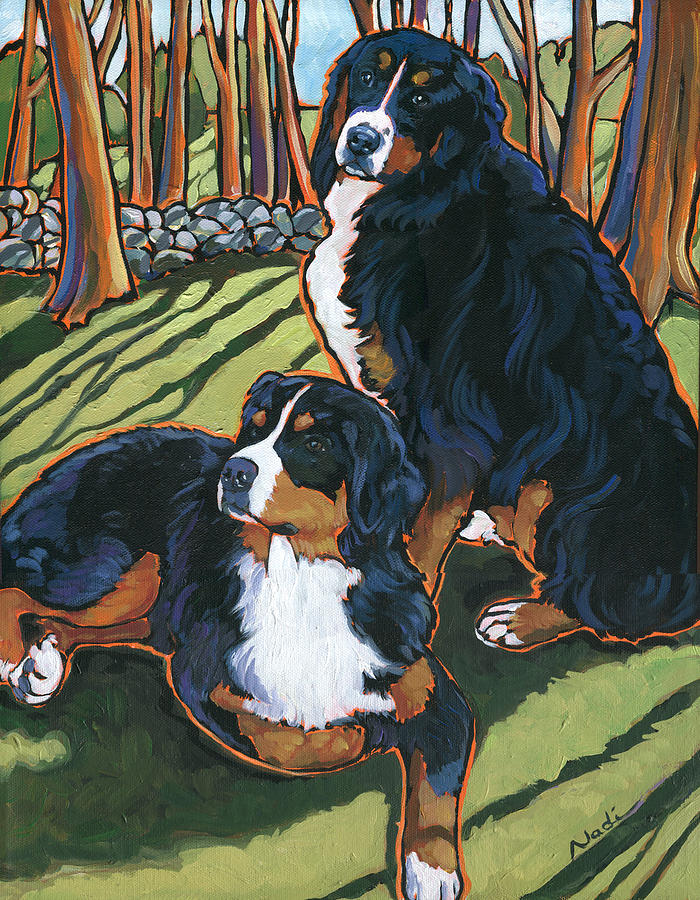 Berners Painting by Nadi Spencer