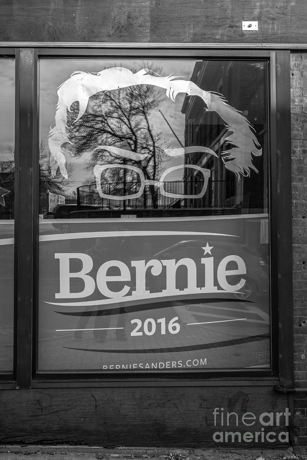 Bernie Sanders Claremont New Hampshire Headquarters Photograph by Edward Fielding