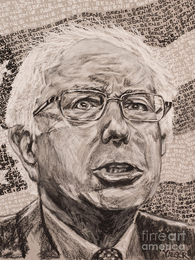 Bernie Sanders Portrait Drawing