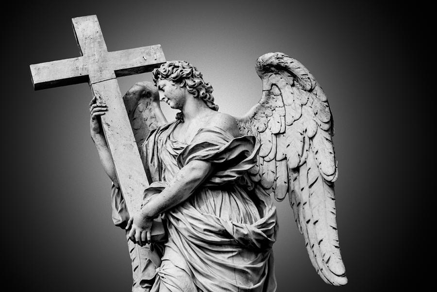 Bernini's Statue Of Angel Photograph by Erik Brede