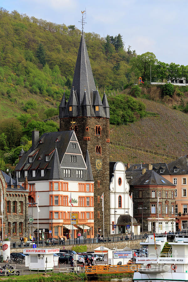 Bernkastel on the Mosel River Germany Photograph by Louise Heusinkveld