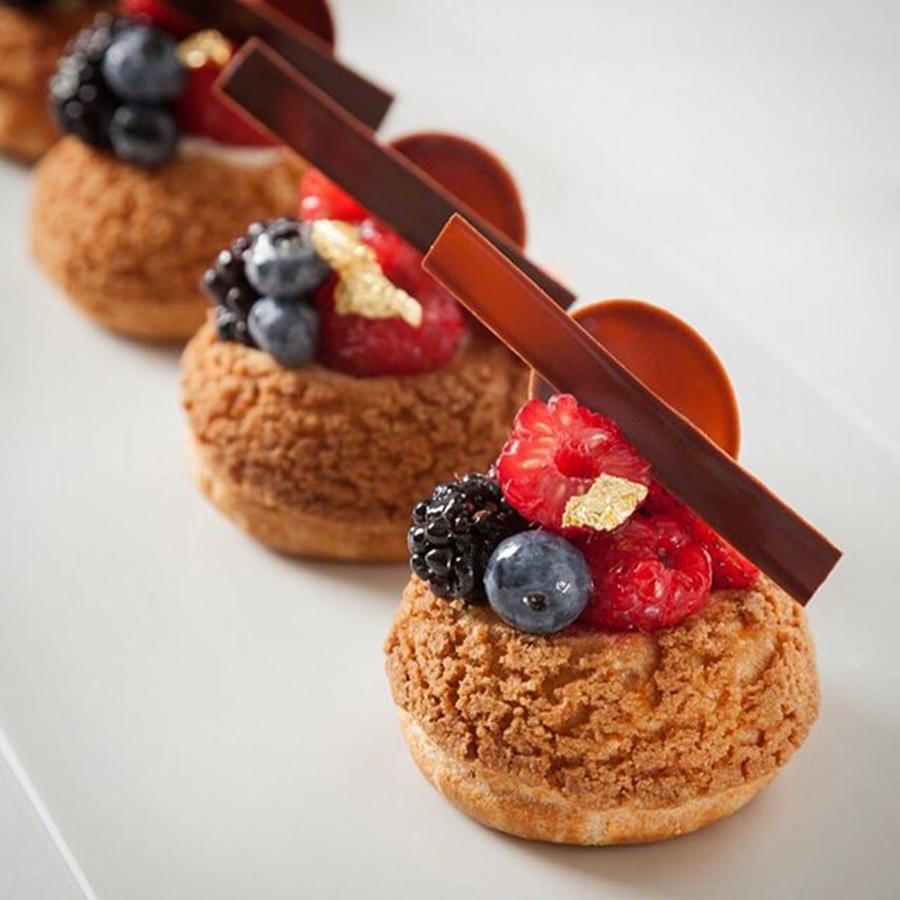 Miami Photograph - Berries And Cream Choux By The Famous by Juan Silva