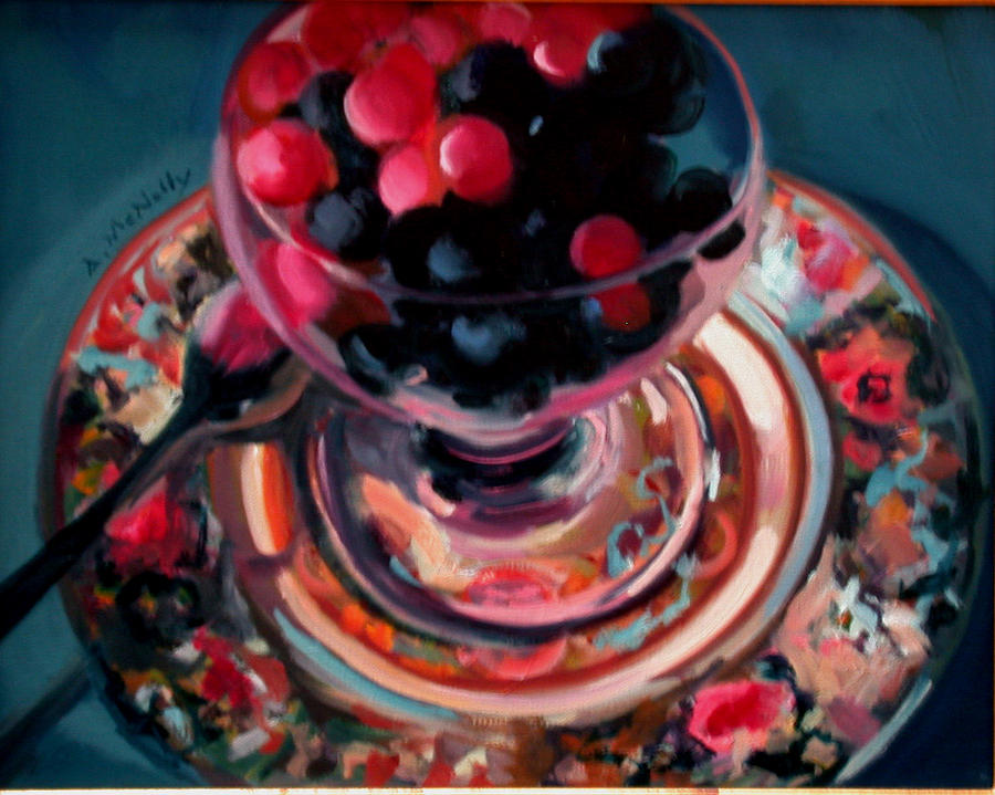 Berries Painting by Anne McNally - Fine Art America