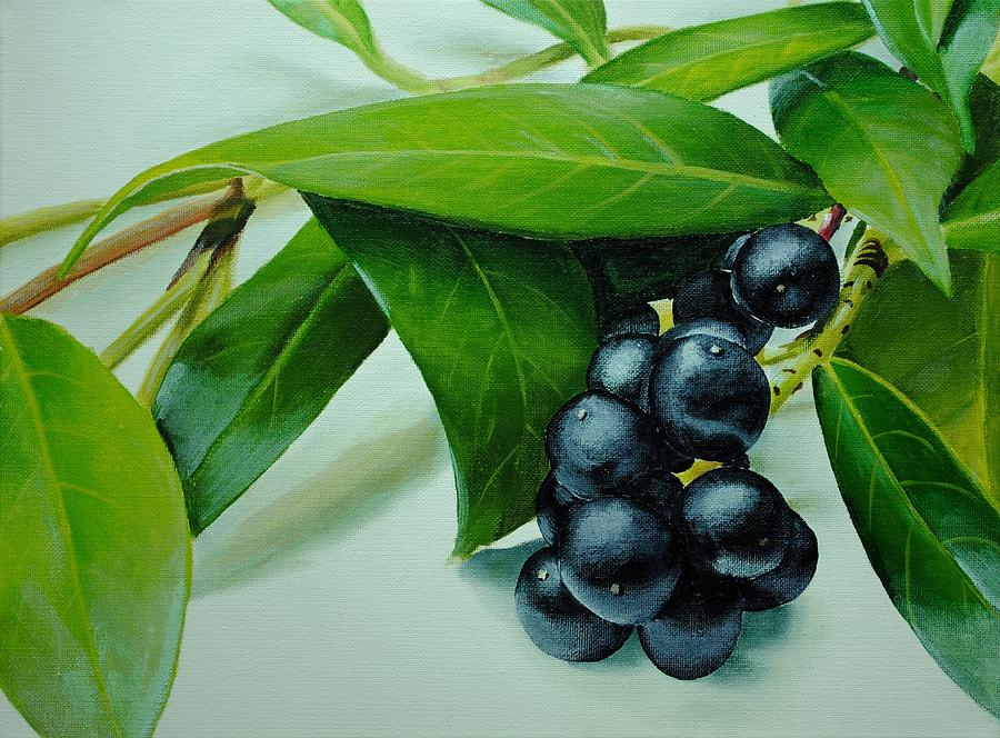Still Life Painting - Berries Still Life by Nolan Clark Still Life Painting - Berries Still Life by Nolan Clark