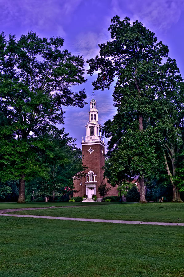 Tree Photograph - Berry College Chapel HDR by Jason Blalock