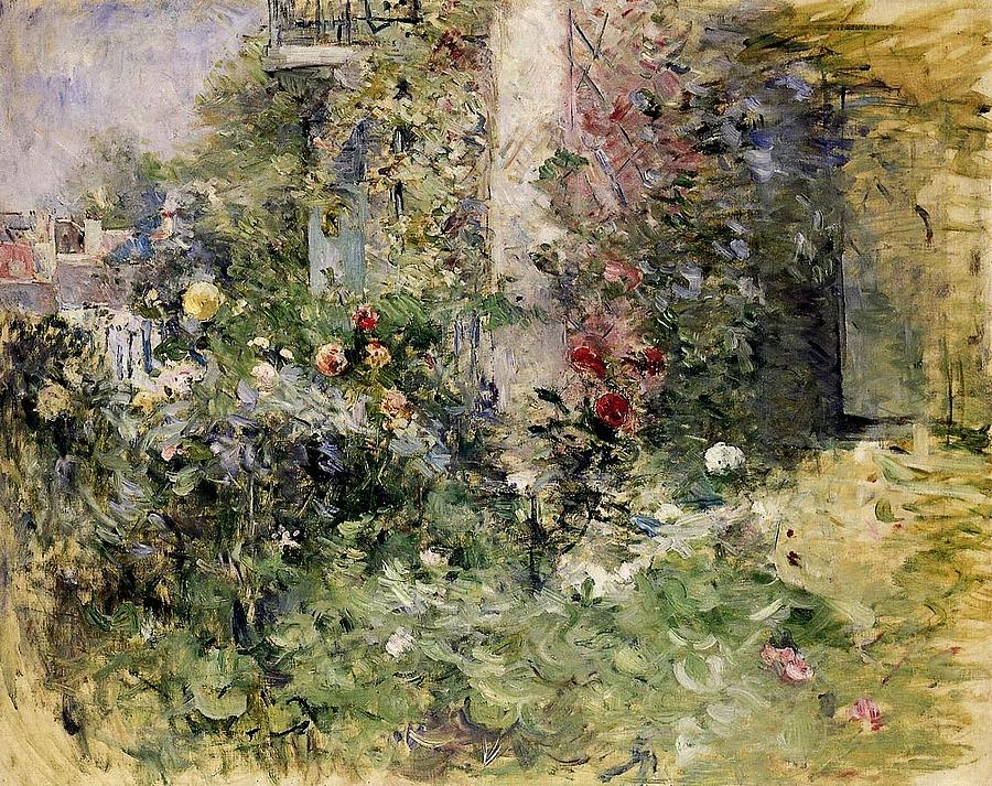 Berthe Morisot Jardin a Bougival The Garden at Bougival Painting by MotionAge Designs