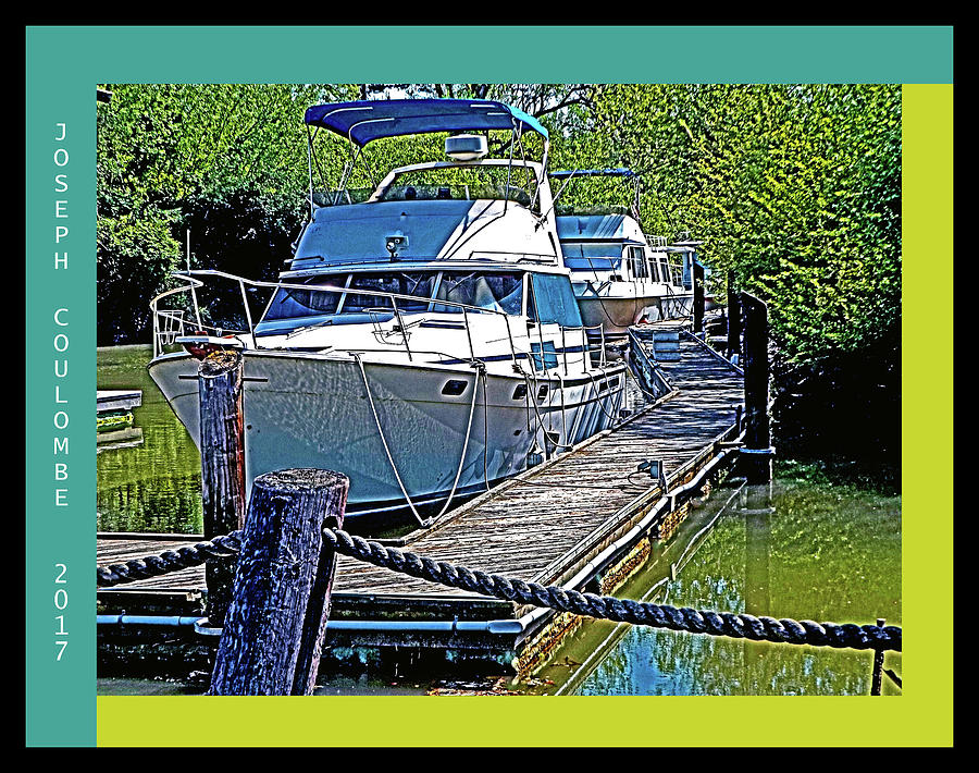 Berthed on a Delta Dock Digital Art by Joseph Coulombe