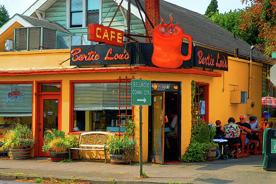 Bertie Lous Breakfast Place Photograph by Craig Perry-Ollila