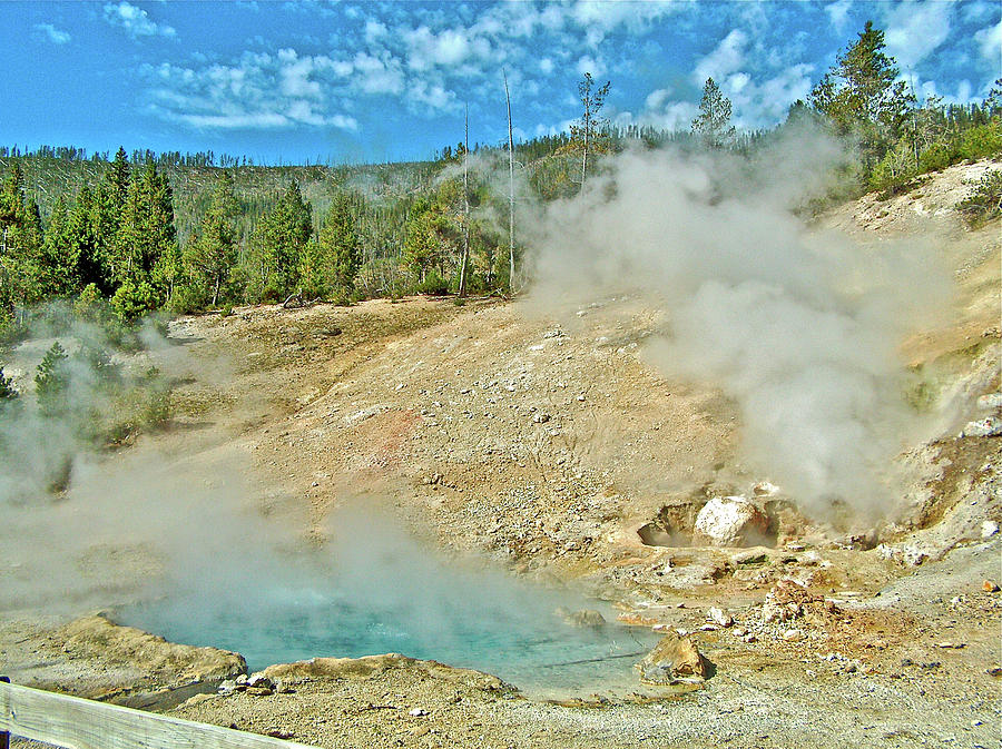 Beryl Spring in Yellowstone National Park, Wyoming Photograph by Ruth Hager