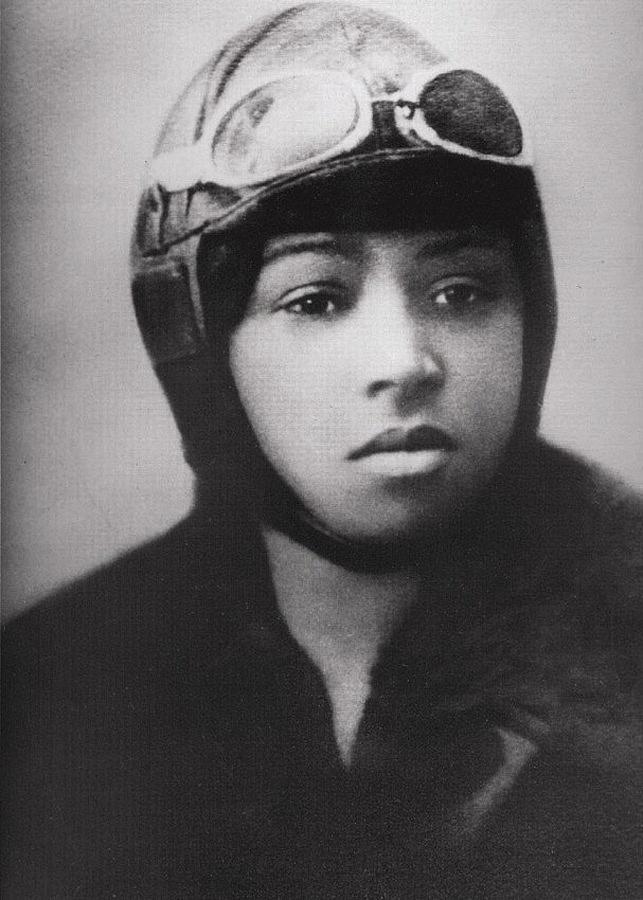 Portrait Photograph - Bessie Coleman 1892-1926, Was An Early by Everett