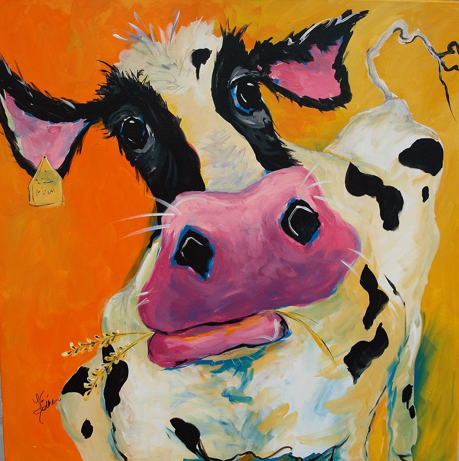 Bessie Painting by Terri Einer