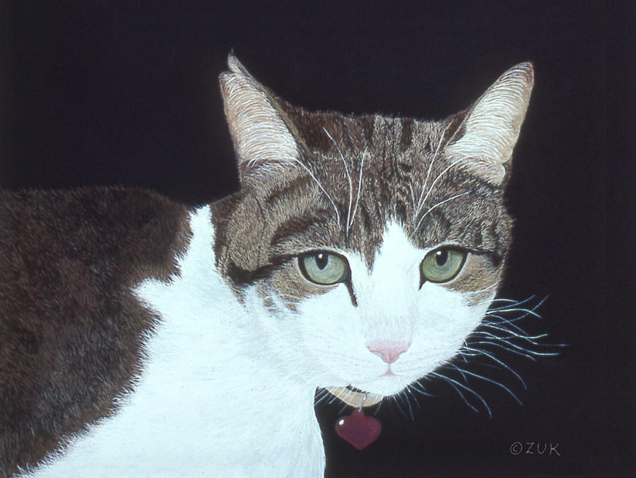 Best Cat Painting by Karen Zuk Rosenblatt