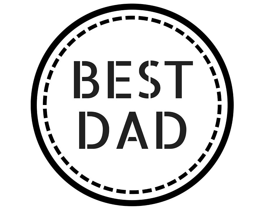 Best Dad #minimalism Photograph by Andrea Anderegg