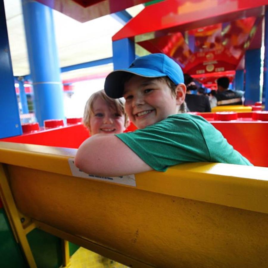 Legoland Photograph - Best Day Ever For These Two!! #legoland by Mik Rowlands