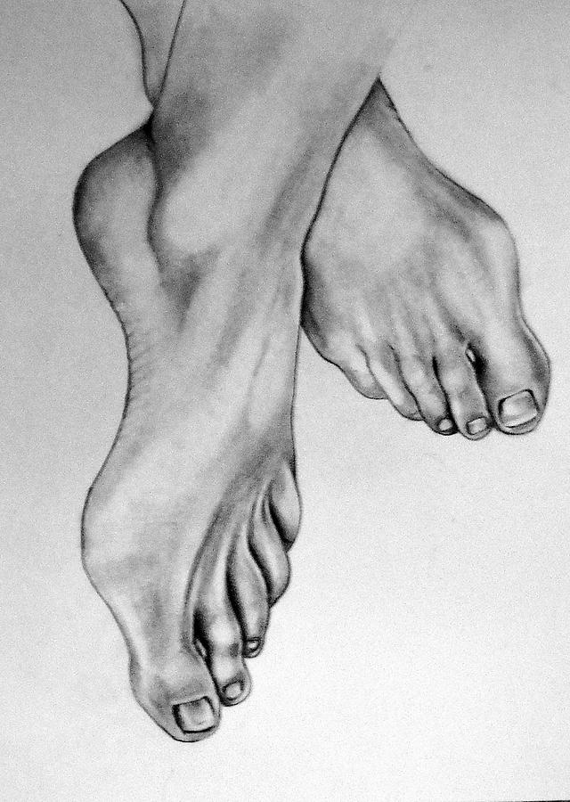 Best Foot Forward Drawing by Danielle Sandini