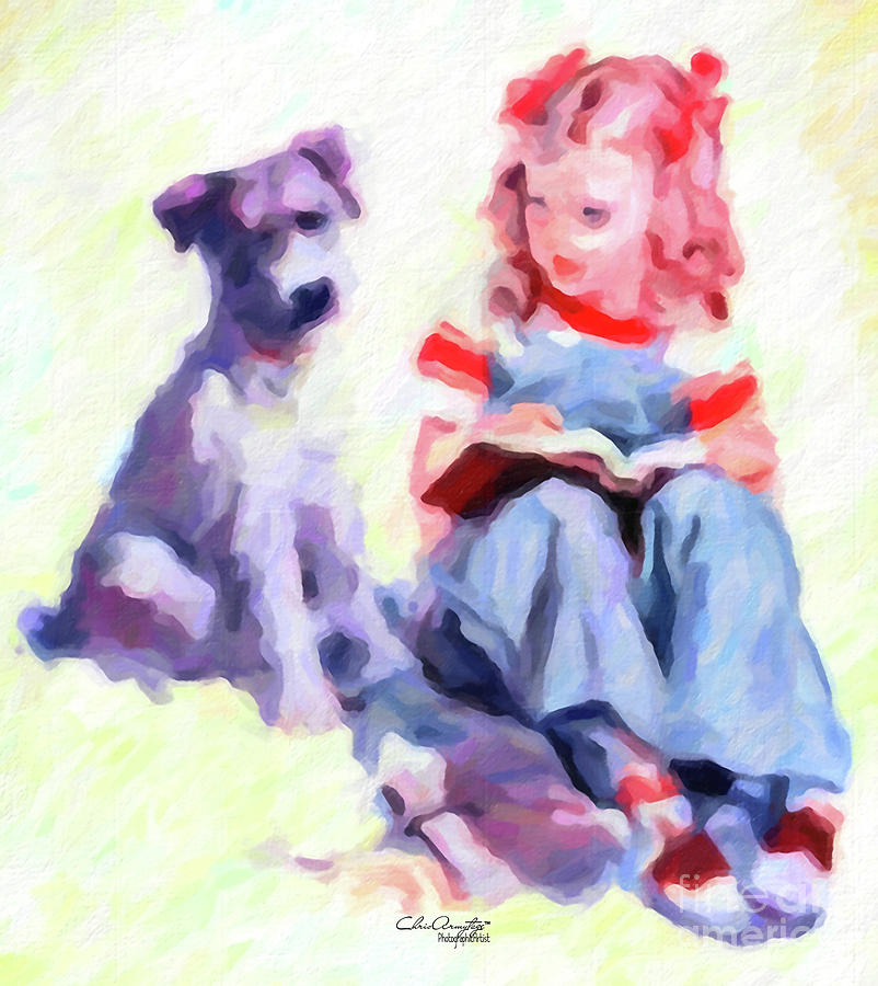 Best Friends Painting by Chris Armytage