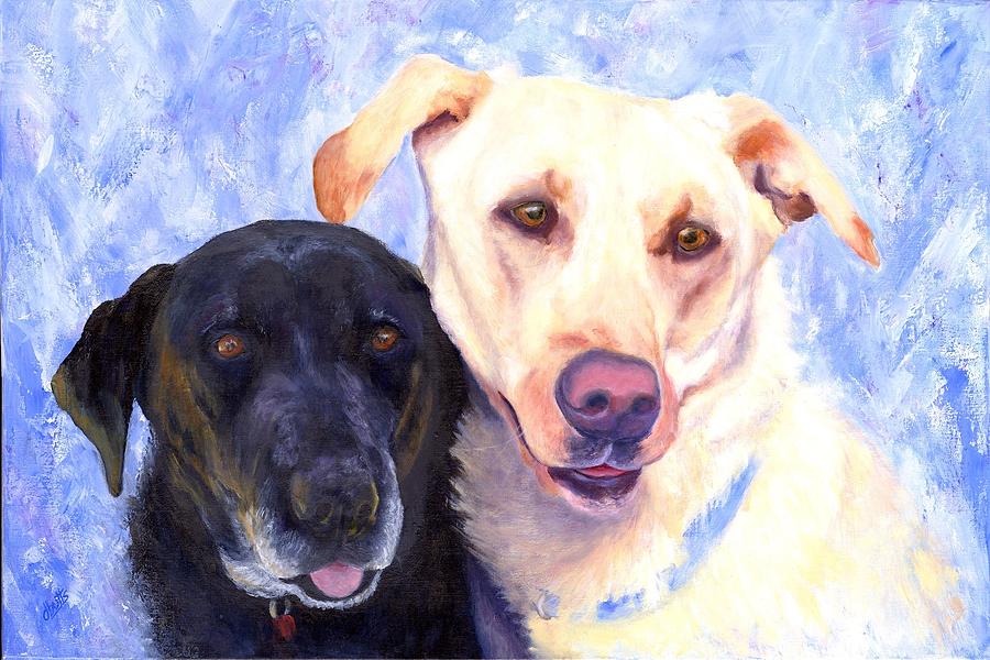 Best Friends Painting by Deborah Butts