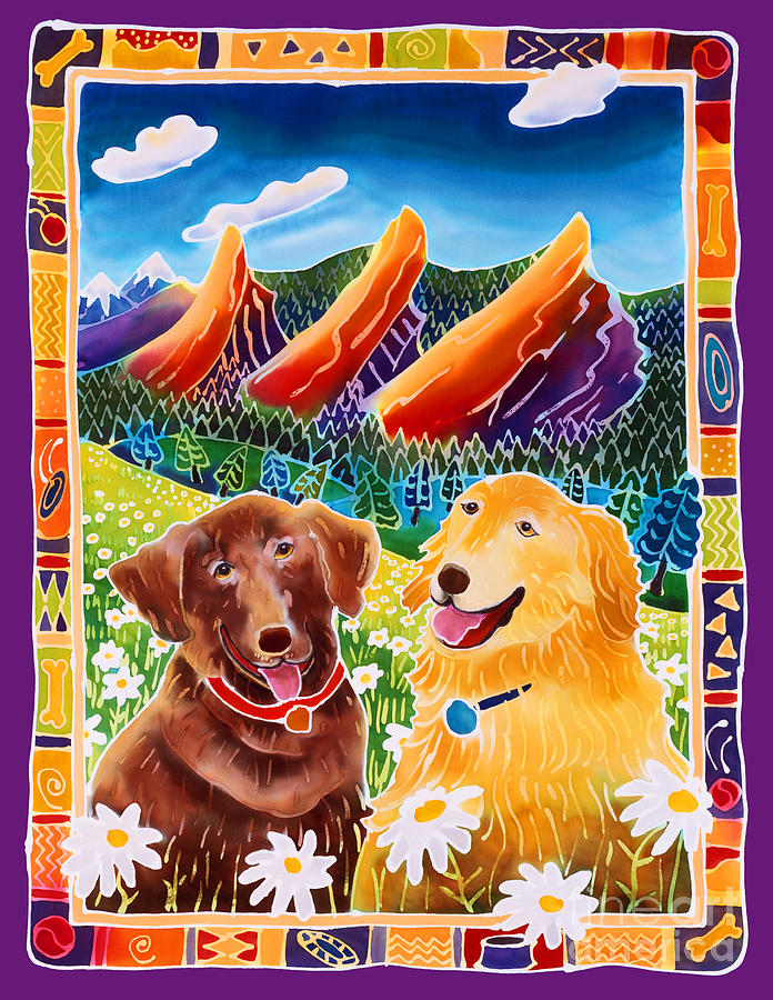 Dog Painting - Best Friends by Harriet Peck Taylor