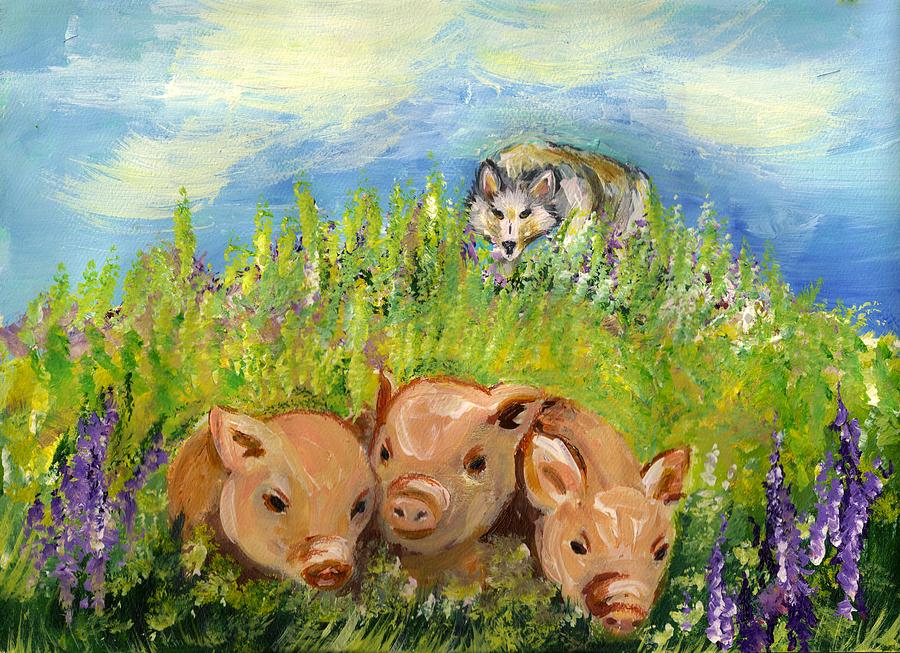 Best Friends Painting by Karen Ferrand Carroll