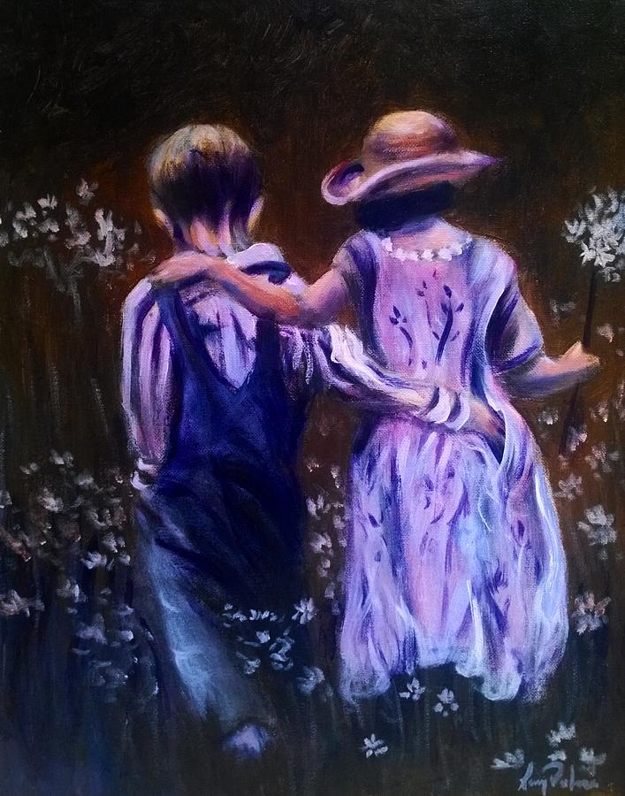 Best Friends Painting by Larry Palmer