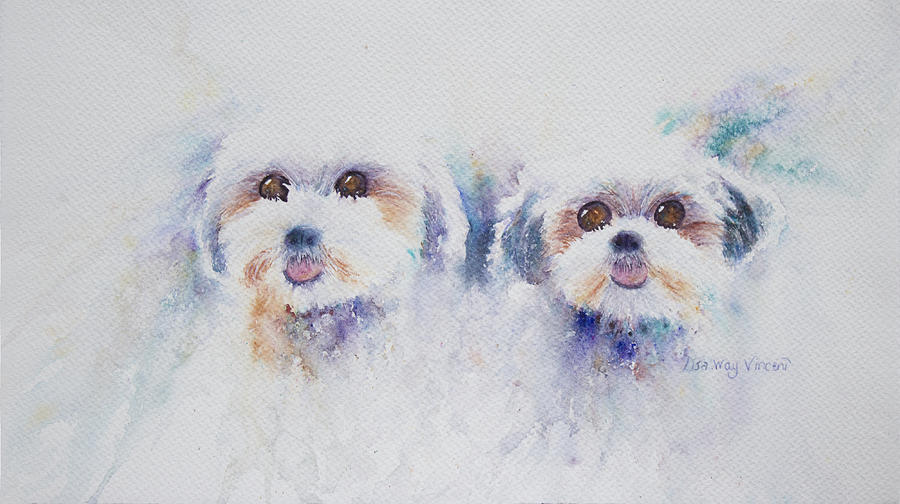 Best Friends  Painting by Lisa Vincent