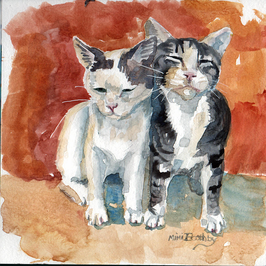 Best Friends Painting by Mimi Boothby