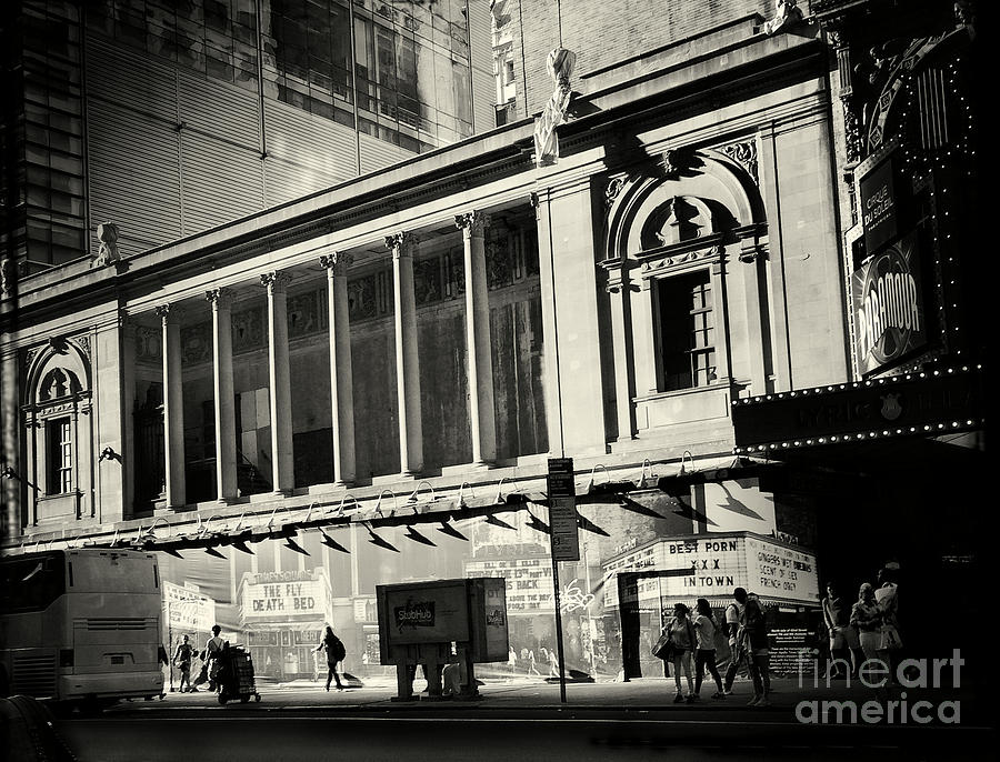 Times Square Photograph - Best in Town - A Bit of Old Times Square Still There by Miriam Danar