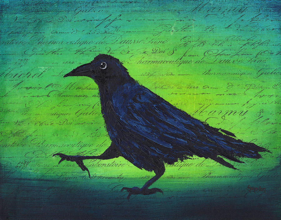 Best Kind of Crows Feet Painting by Cindy Johnston