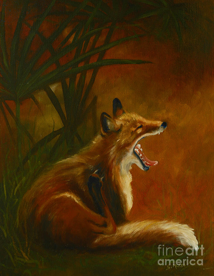 Wildlife Painting - Best Part of Waking Up by Suzanne McKee