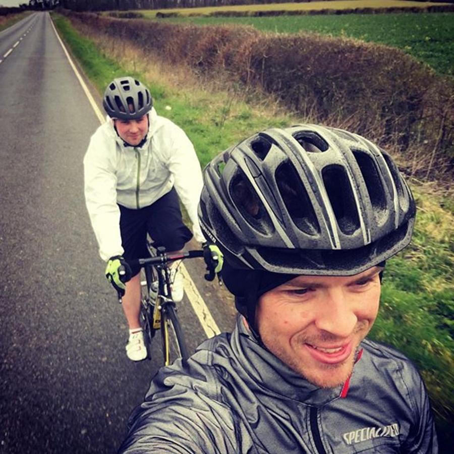 Cyclist Photograph - Best Rides Are With Mates! #friends by Chris Reid