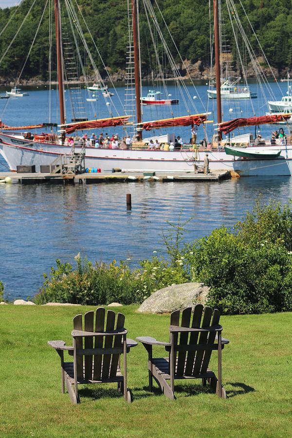 Best Seats In Bar Harbor Maine Photograph by Living Color Photography Lorraine Lynch