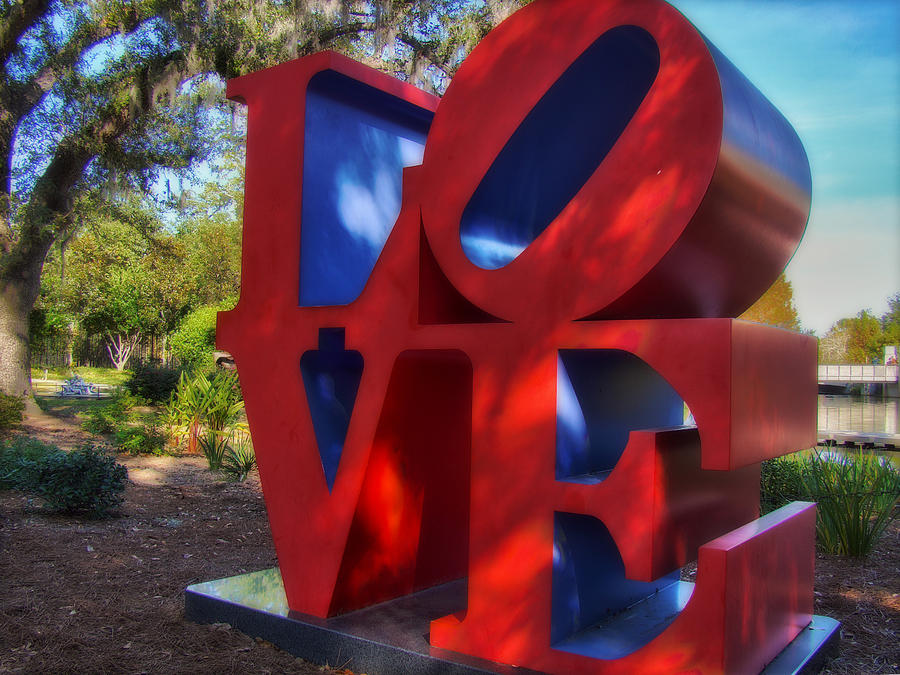 Besthoff Garden Love Sculpture Photograph by Eugene Campbell